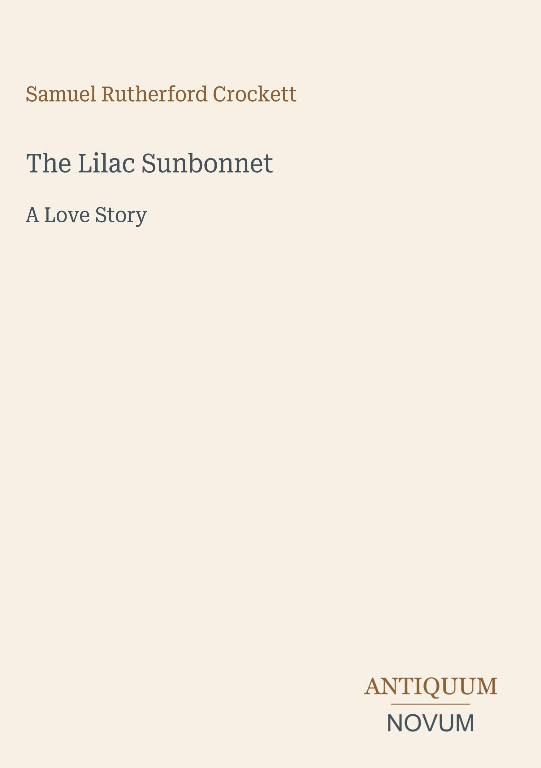 The Lilac Sunbonnet