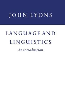 Language and Linguistics: An Introduction