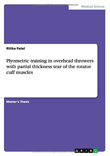 Plyometric training in overhead throwers with partial thickness tear of the rotator cuff muscles