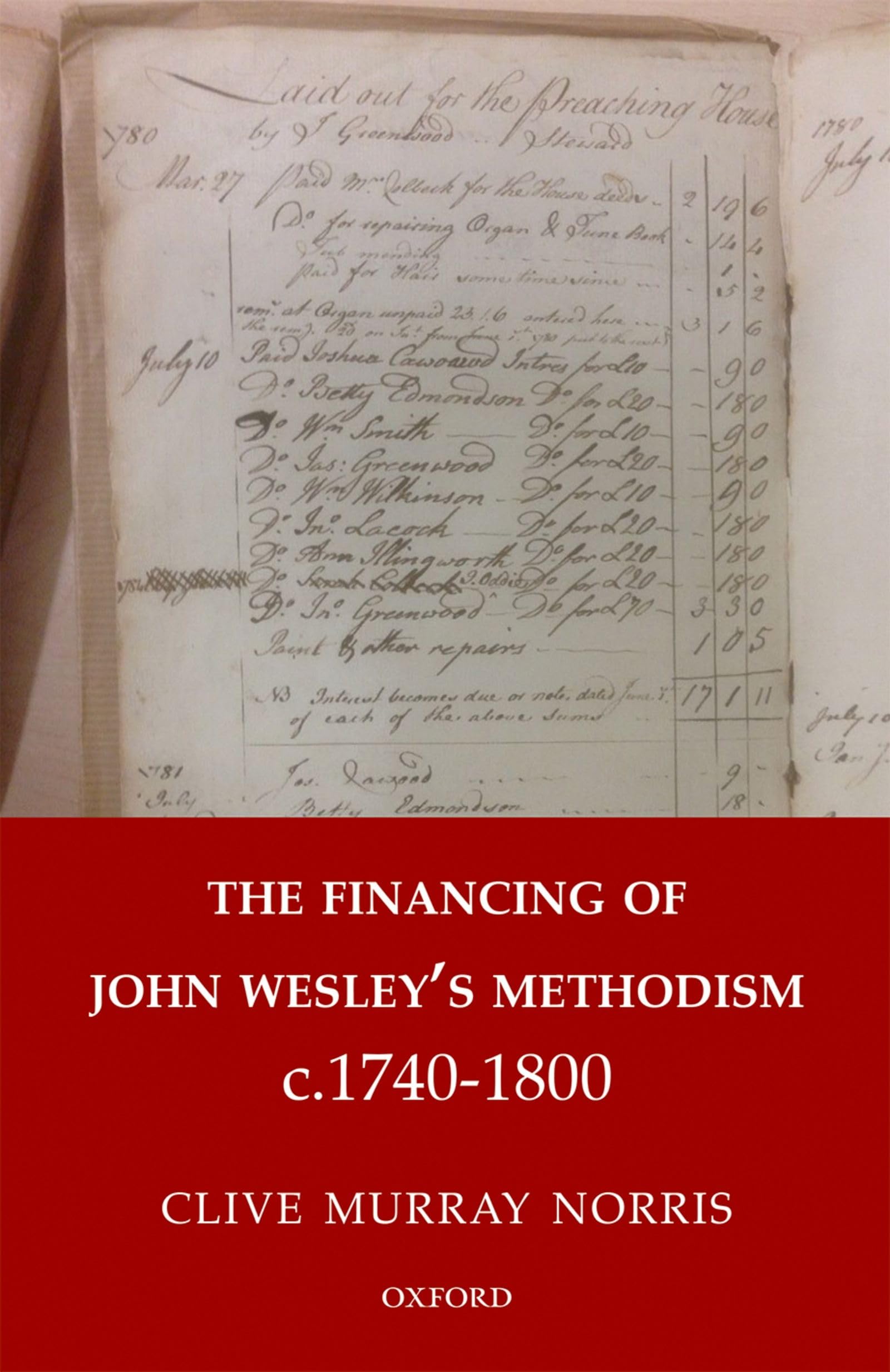 Financing of John Wesley's Methodism C.1740-1800