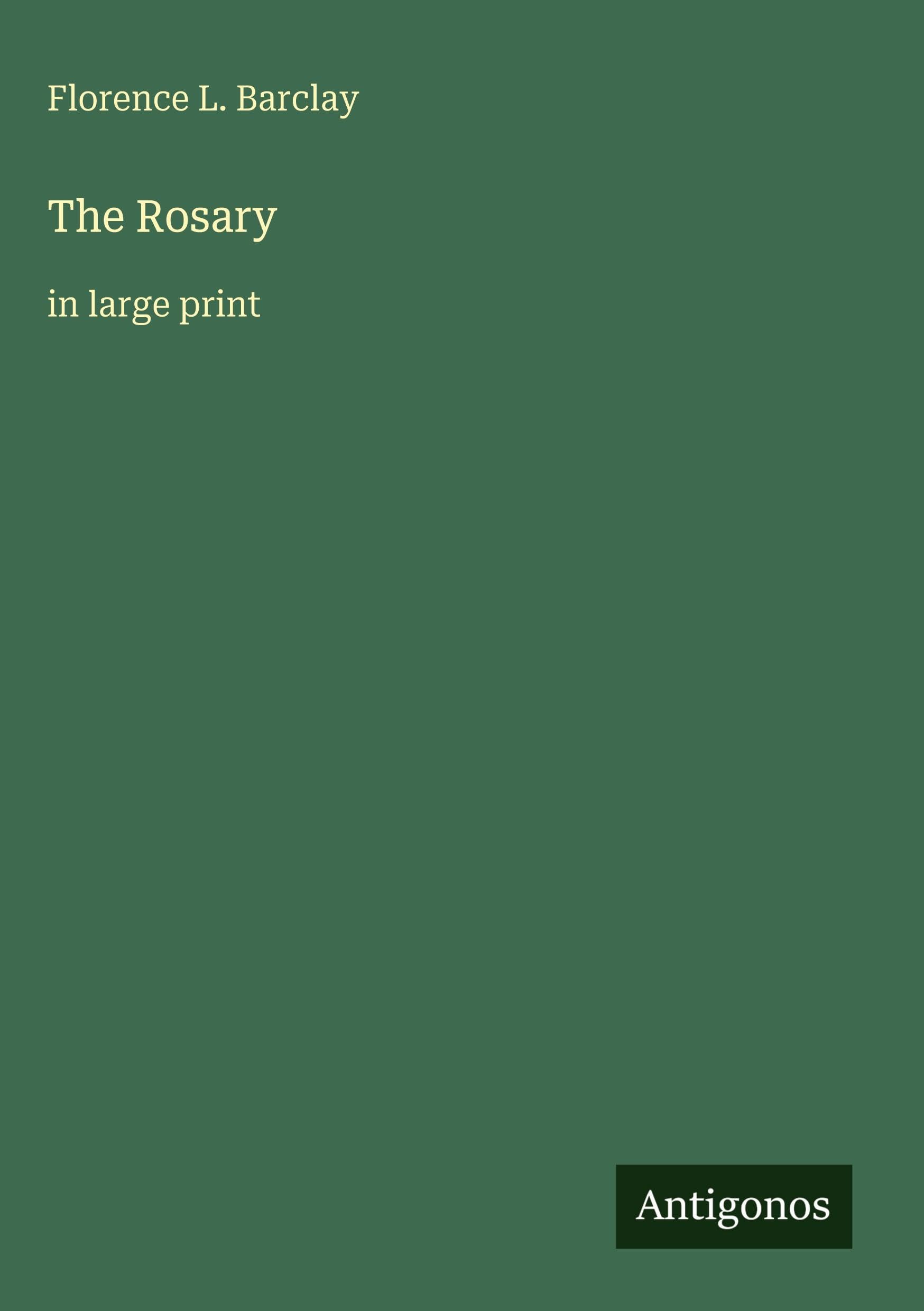 The Rosary: in large print