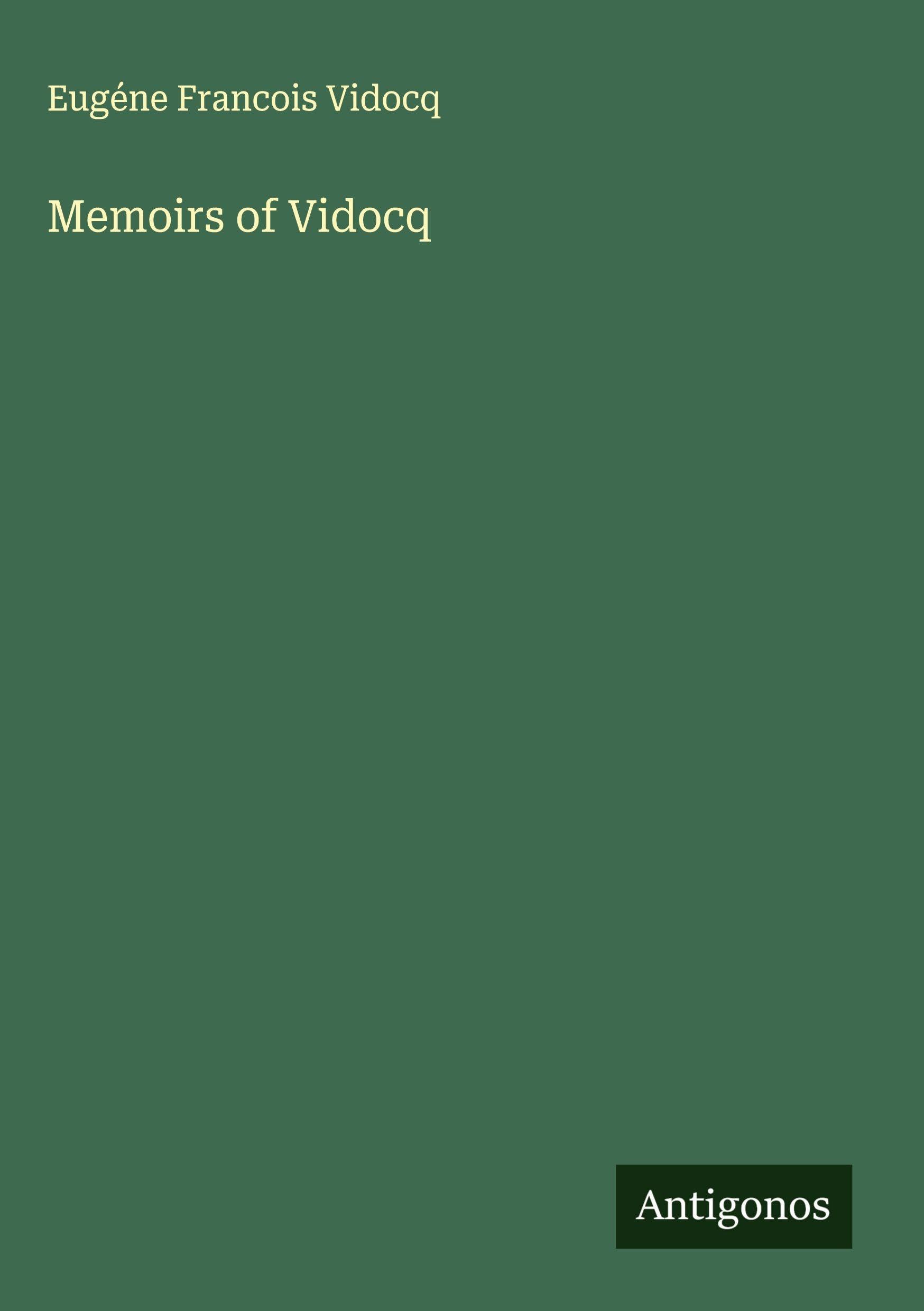 Memoirs of Vidocq