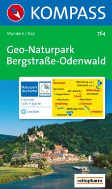 Geo-Naturpark Bergstraße-Odenwald 1 : 75 000: Wandern / Rad