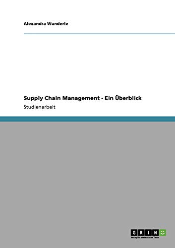 Supply Chain Management - Ein Überblick