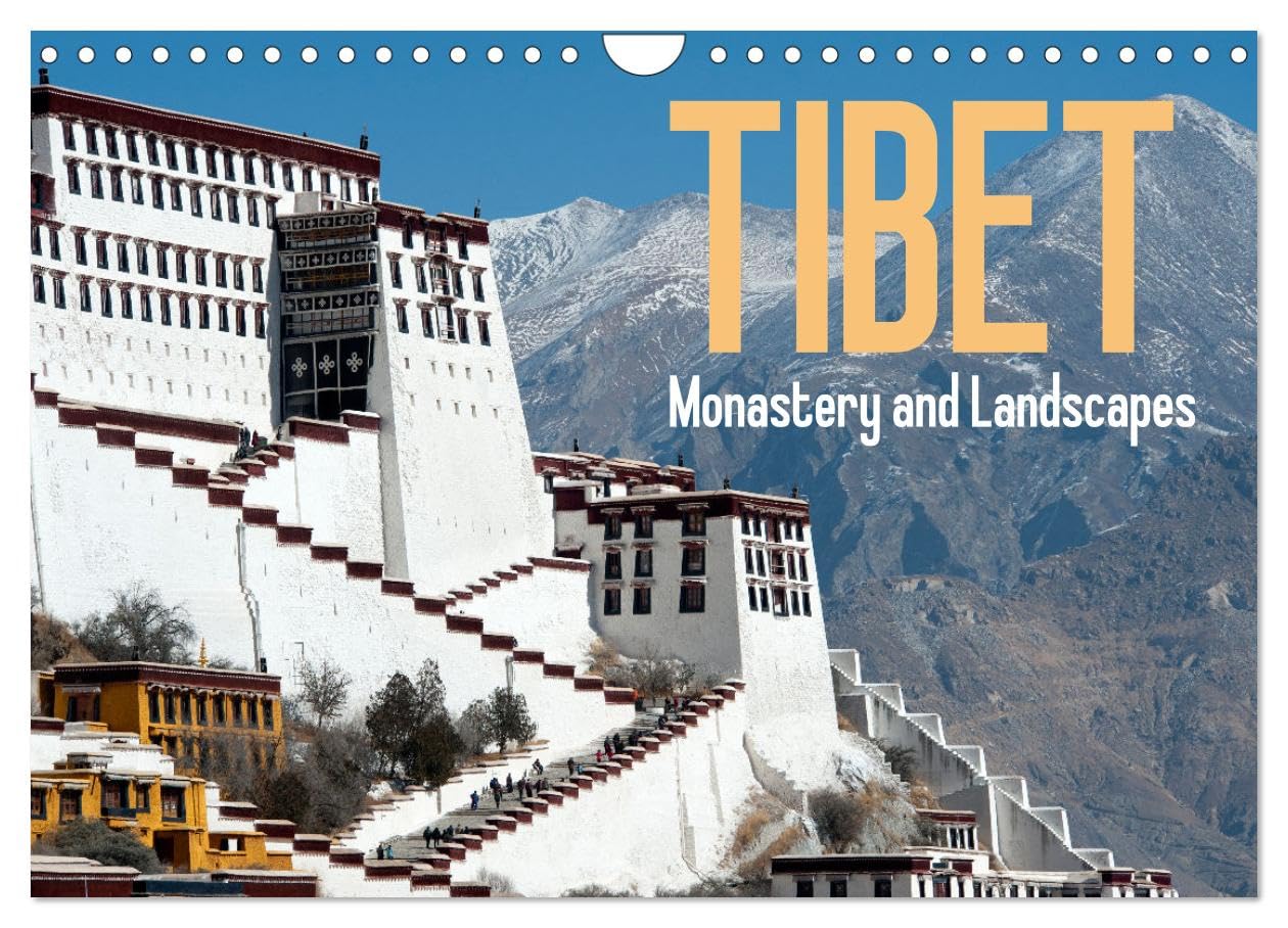 Tibet Monastery and landscapes (Wall Calendar 2026 DIN A4 landscape), CALVENDO 12 Month Wall Calendar: A place to rediscover spirituality