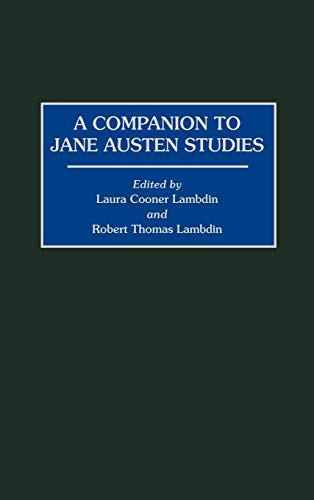 A Companion to Jane Austen Studies