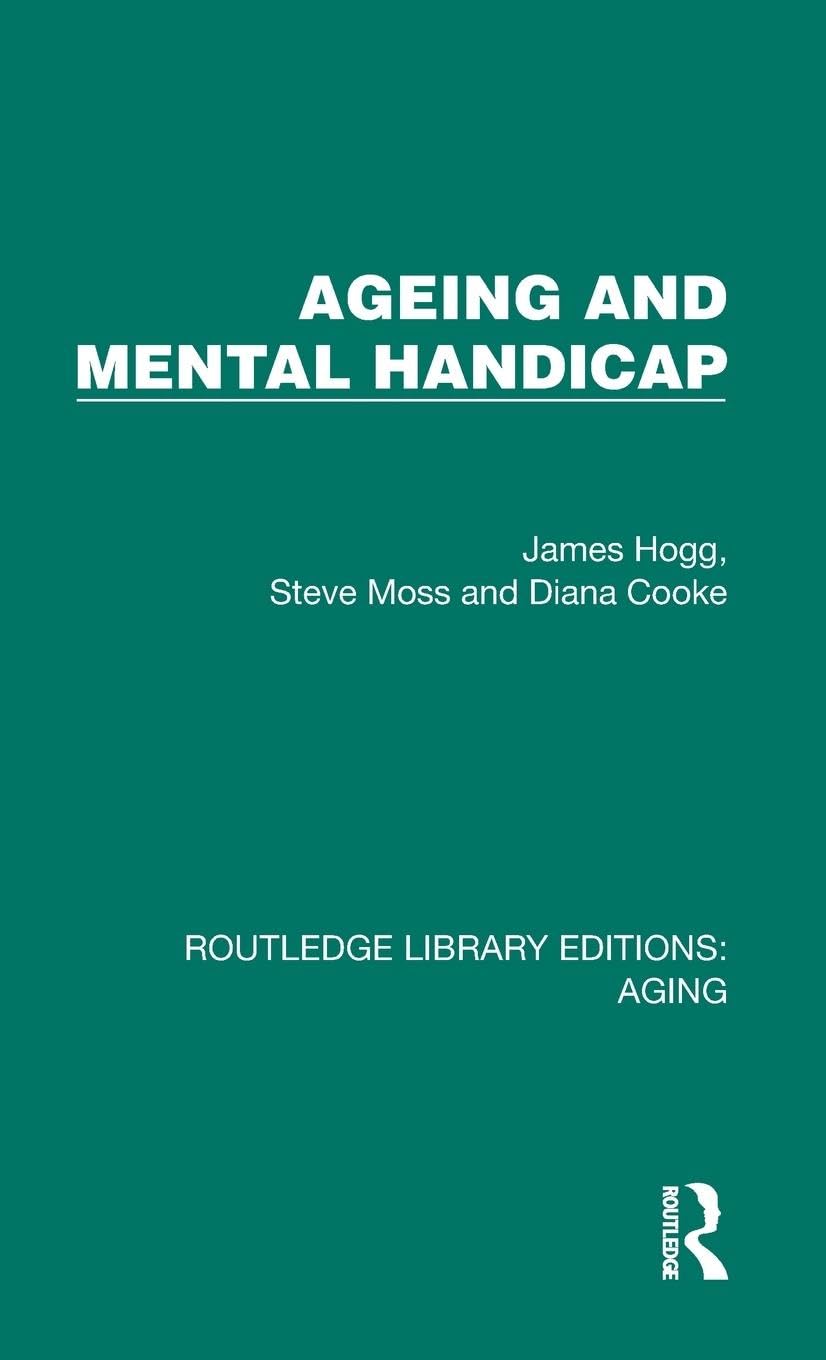 Ageing and Mental Handicap (Routledge Library Editions: Aging)