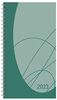 Taschenkalender Modus XL Flexi Colourlux petrol 2023: Terminplaner mit Wochenkalendarium. Ringbuch mit Hardcover. 1 Woche 2 Seiten. 8,7 x 15,3 cm