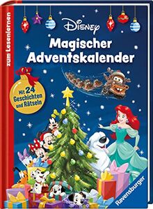 Disney: Magischer Adventskalender zum Lesenlernen: Mit 24 Geschichten und Rätseln