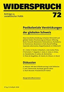 Widerspruch 72: Souveränität, Föderalismus und Autonomie