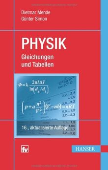 Physik: Gleichungen und Tabellen