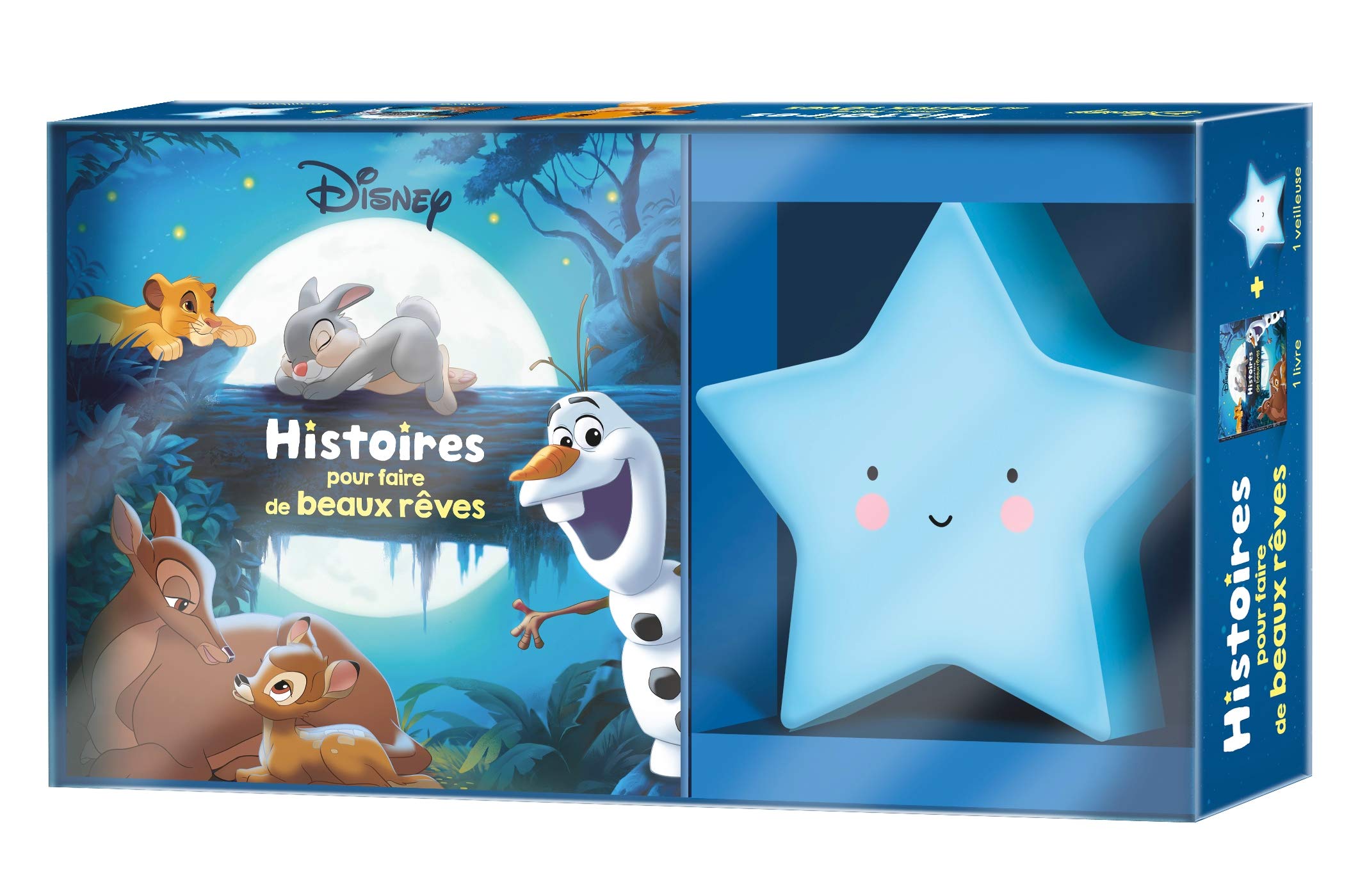 UNBEKANNT DISNEY - Coffret Histoires et veilleuse pour faire de beaux r&ecirc;ves