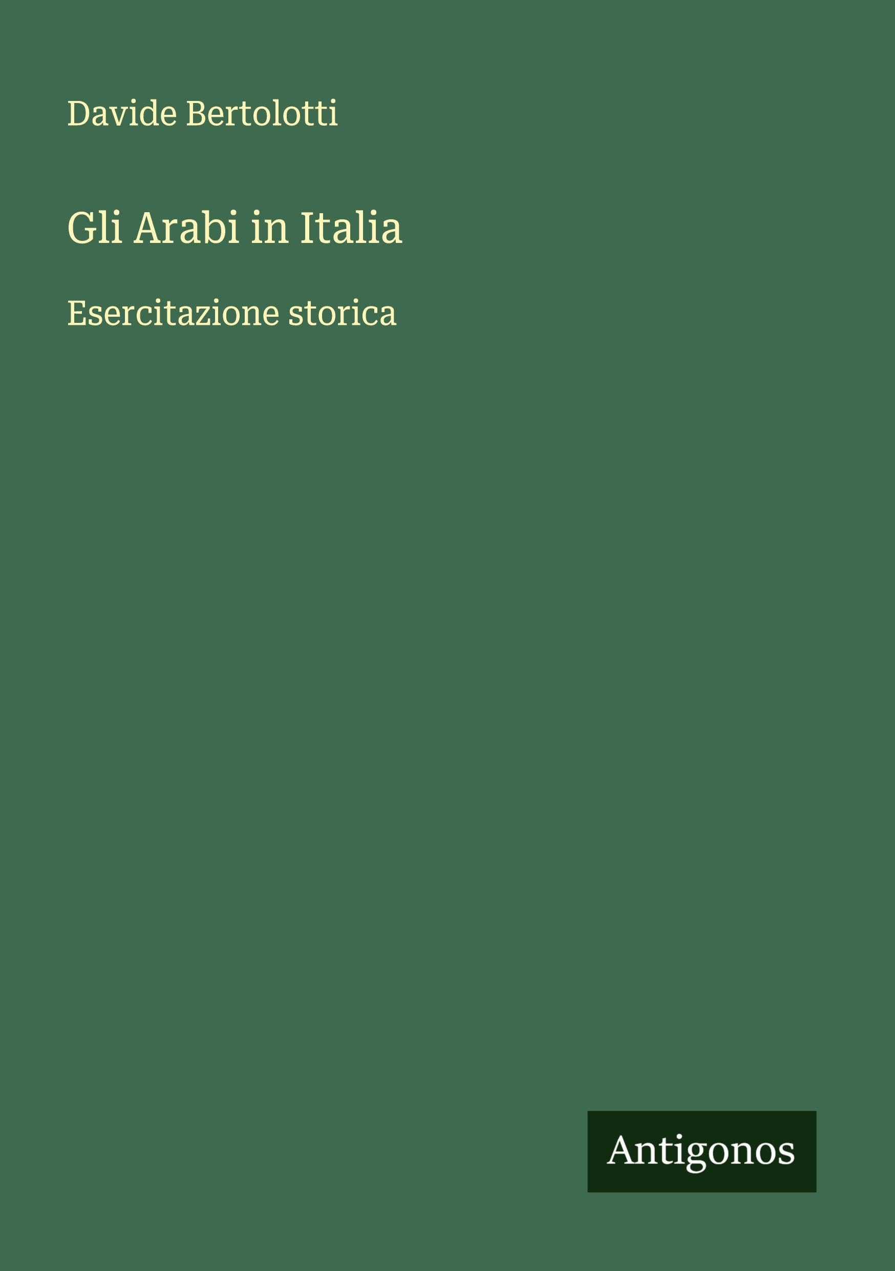 Gli Arabi in Italia: Esercitazione storica