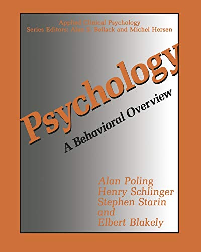 Psychology: A Behavioral Overview (Nato Science Series B: (Closed))