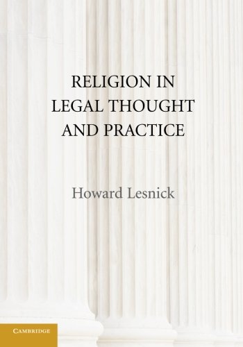 Howard Lesnick Religion In Legal Thought And Practice