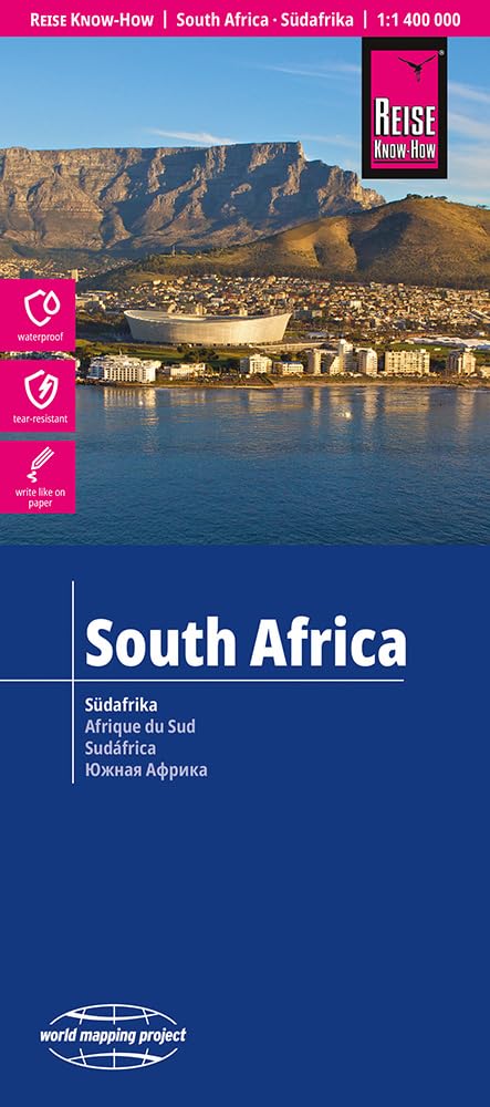 Reise Know-How Landkarte Südafrika | South Africa (1:1.400.000): reiß- und wasserfest (world mapping project)