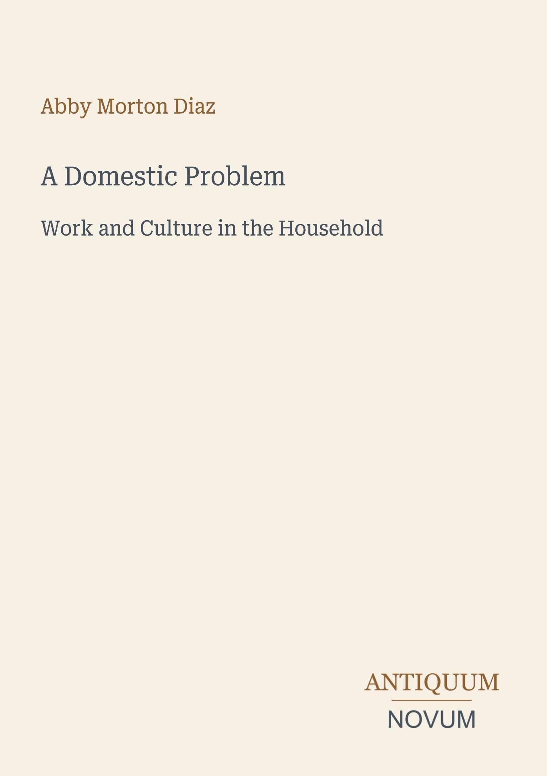 A Domestic Problem