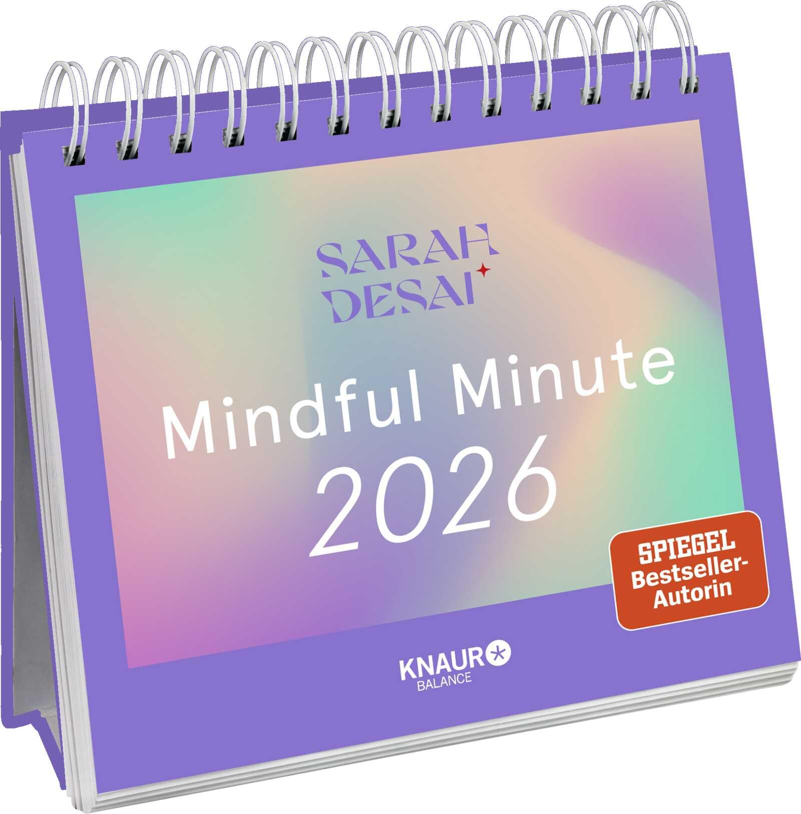 Wochenkalender 2026: Mindful Minute: Der Kalender für deine Achtsamzeit
