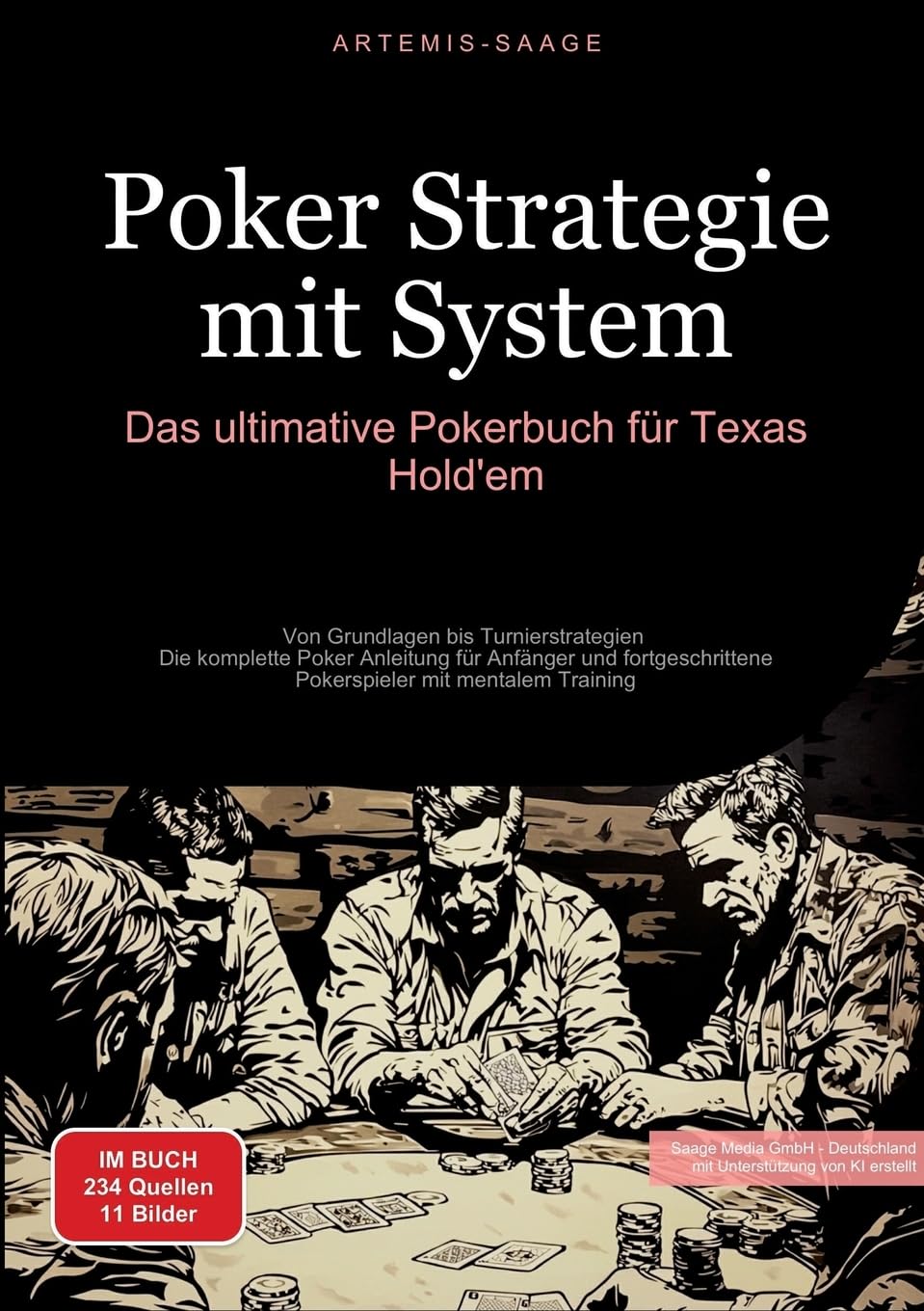 Poker Strategie mit System: Das ultimative Pokerbuch für Texas Hold'em: Von Grundlagen bis Turnierstrategien - Die komplette Poker Anleitung für ... Pokerspieler mit mentalem Training