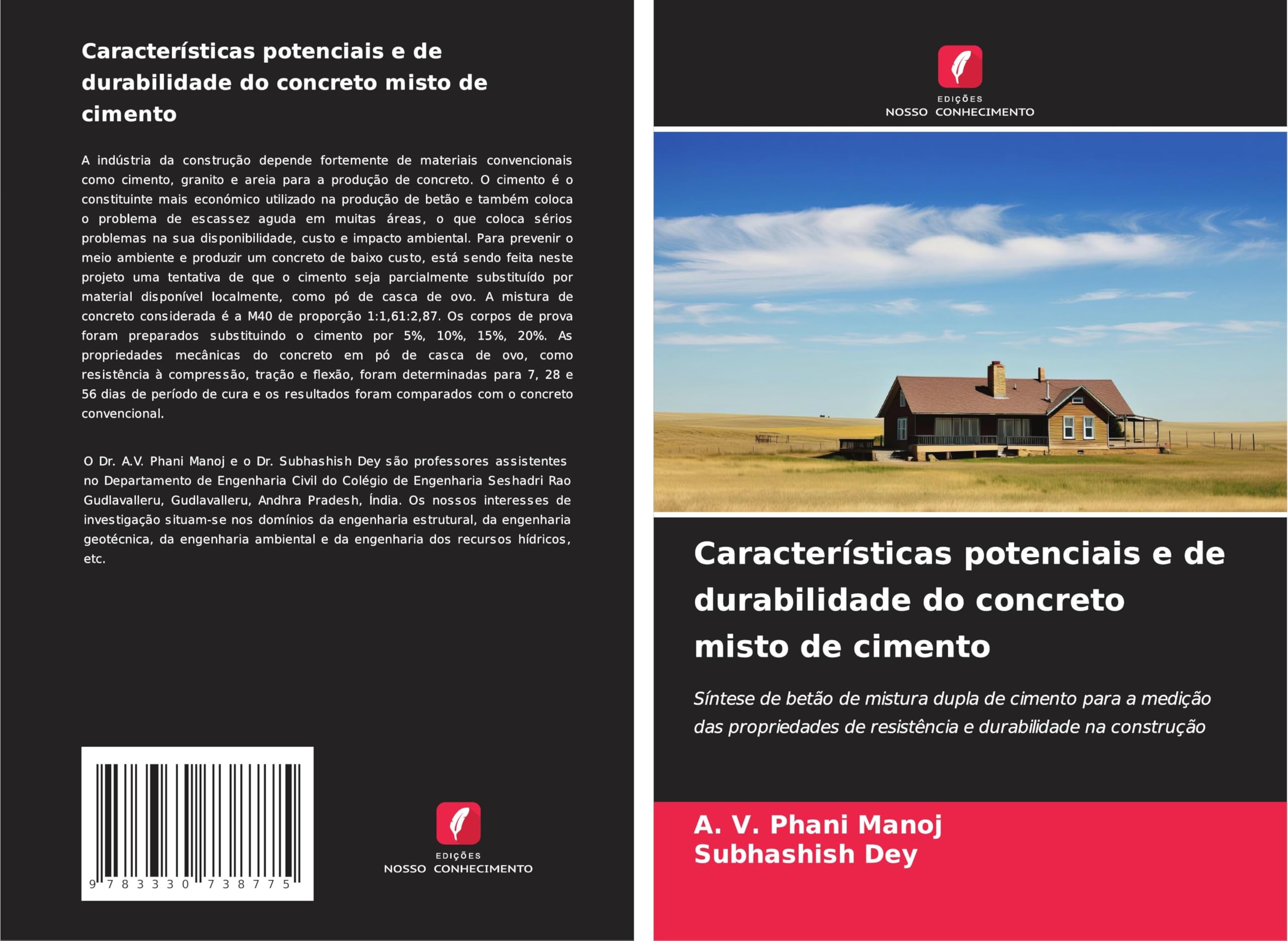 Características potenciais e de durabilidade do concreto misto de cimento: Síntese de betão de mistura dupla de cimento para a medição das propriedades de resistência e durabilidade na construção
