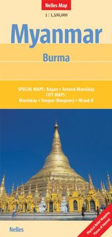 Myanmar - Burma 1 : 1 500 000 (Nelles Map)