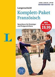 Langenscheidt Komplett-Paket Französisch - Sprachkurs mit 2 Büchern, 8 Audio-CDs, 1 DVD-ROM, MP3-Download: Sprachkurs für Einsteiger und Fortgeschrittene (Langenscheidt Komplett-Paket ((NEU)))