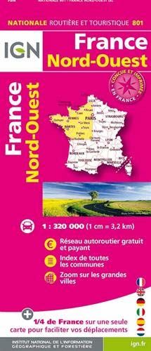 France Nord-Ouest 1:320 000
