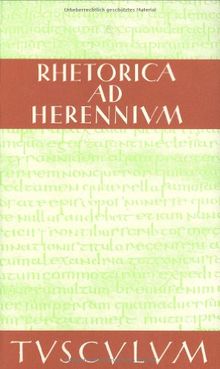 Rhetorica ad Herennium (Sammlung Tusculum)