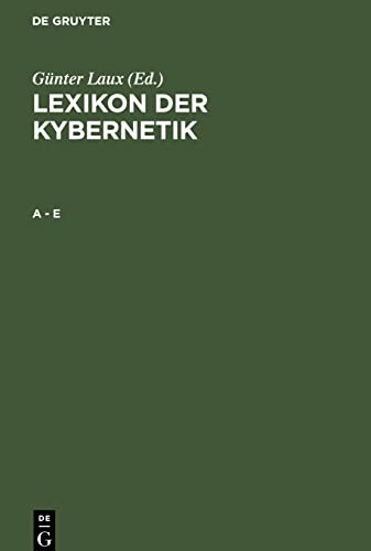 Lexikon der Kybernetik, A - E