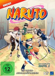 Naruto - Staffel 2: Die Chunin-Auswahlprüfungen (Episoden 20-52, uncut) [5 DVDs]
