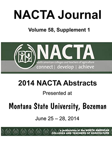 NACTA Journal Volume 58, Sup. 1