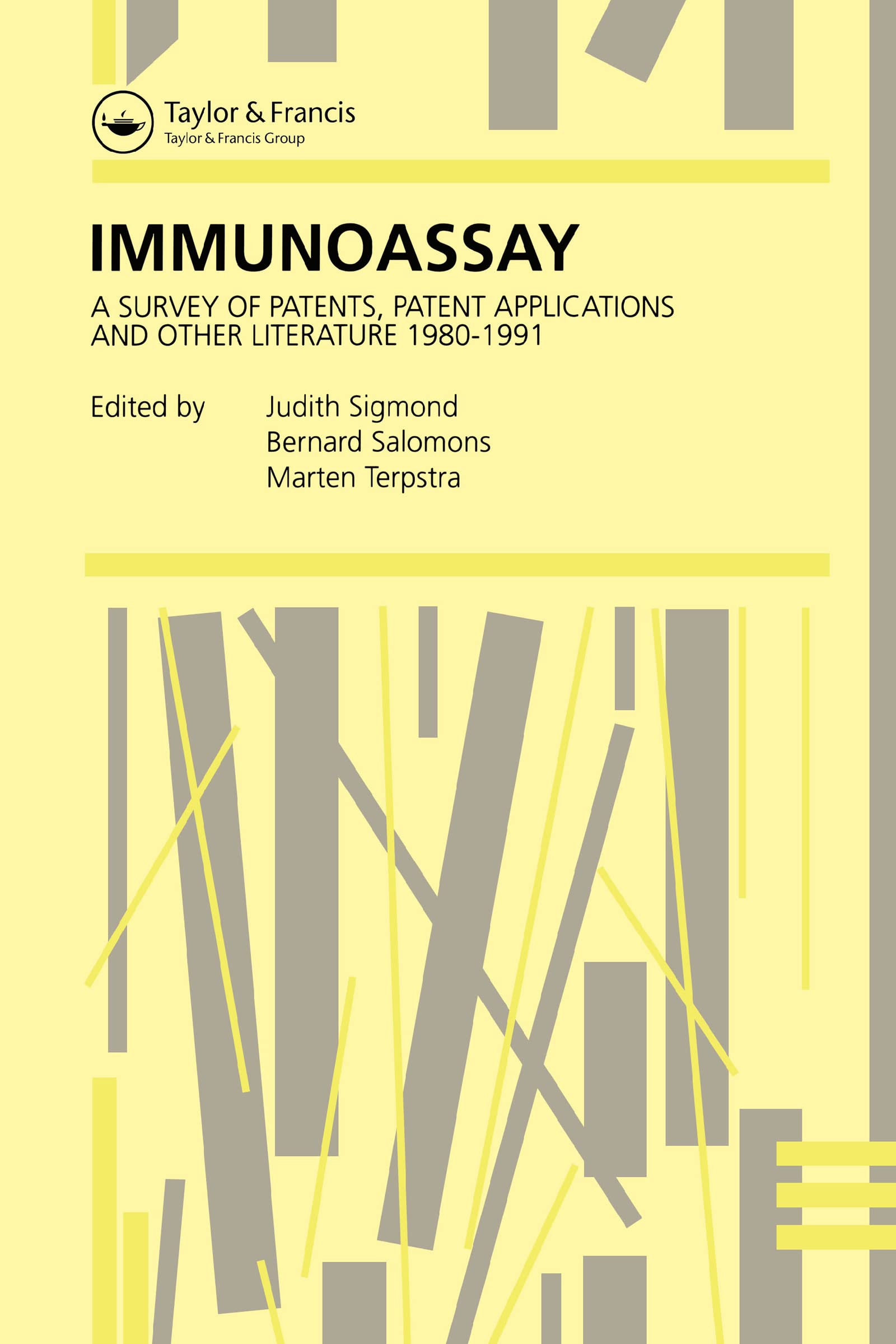 Immunoassay: A survey of patents, patent applications and other literature 1980-1991