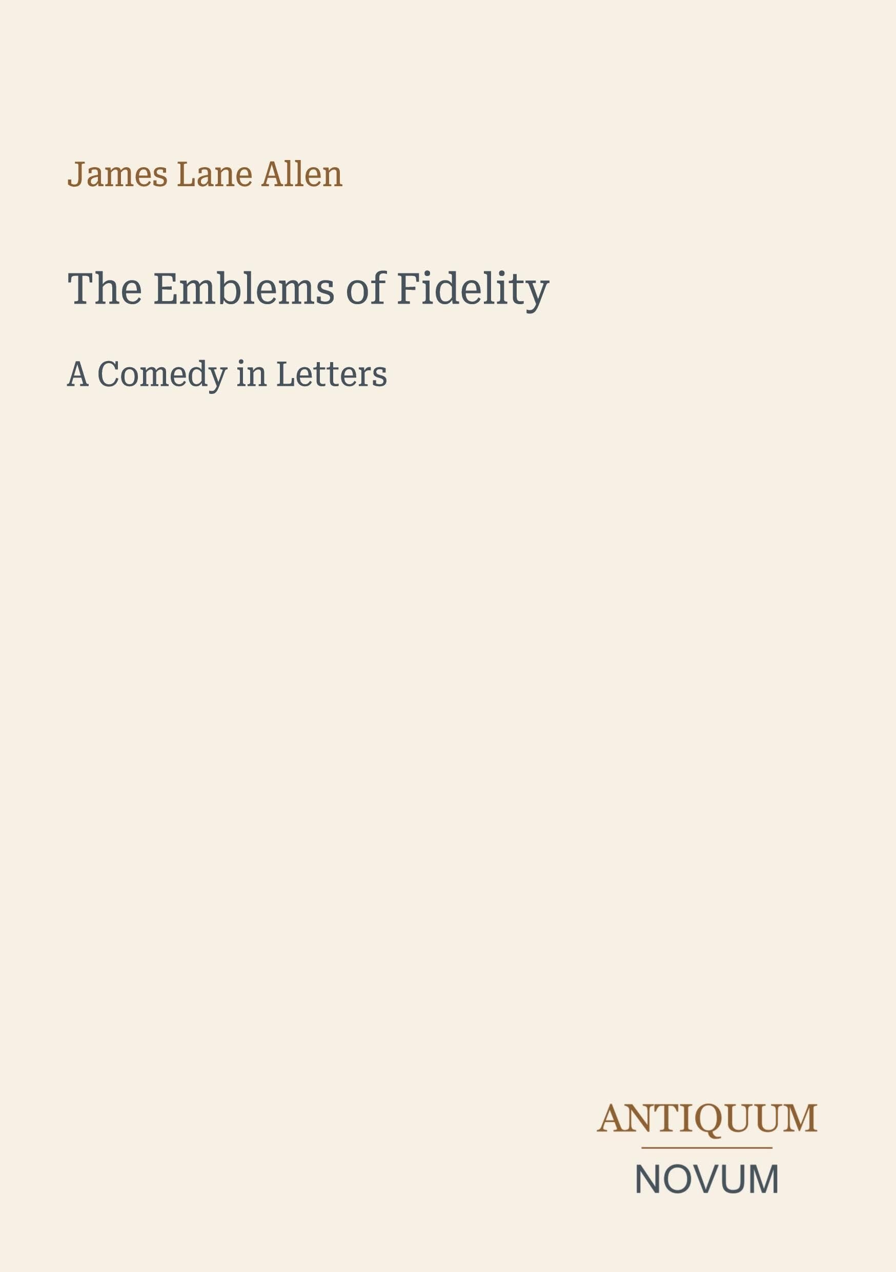 The Emblems of Fidelity