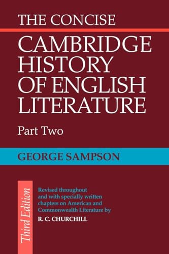 Concise Cambridge History of English Literature