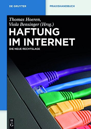 Haftung Im Internet: Die Neue Rechtslage (de Gruyter Praxishandbuch)