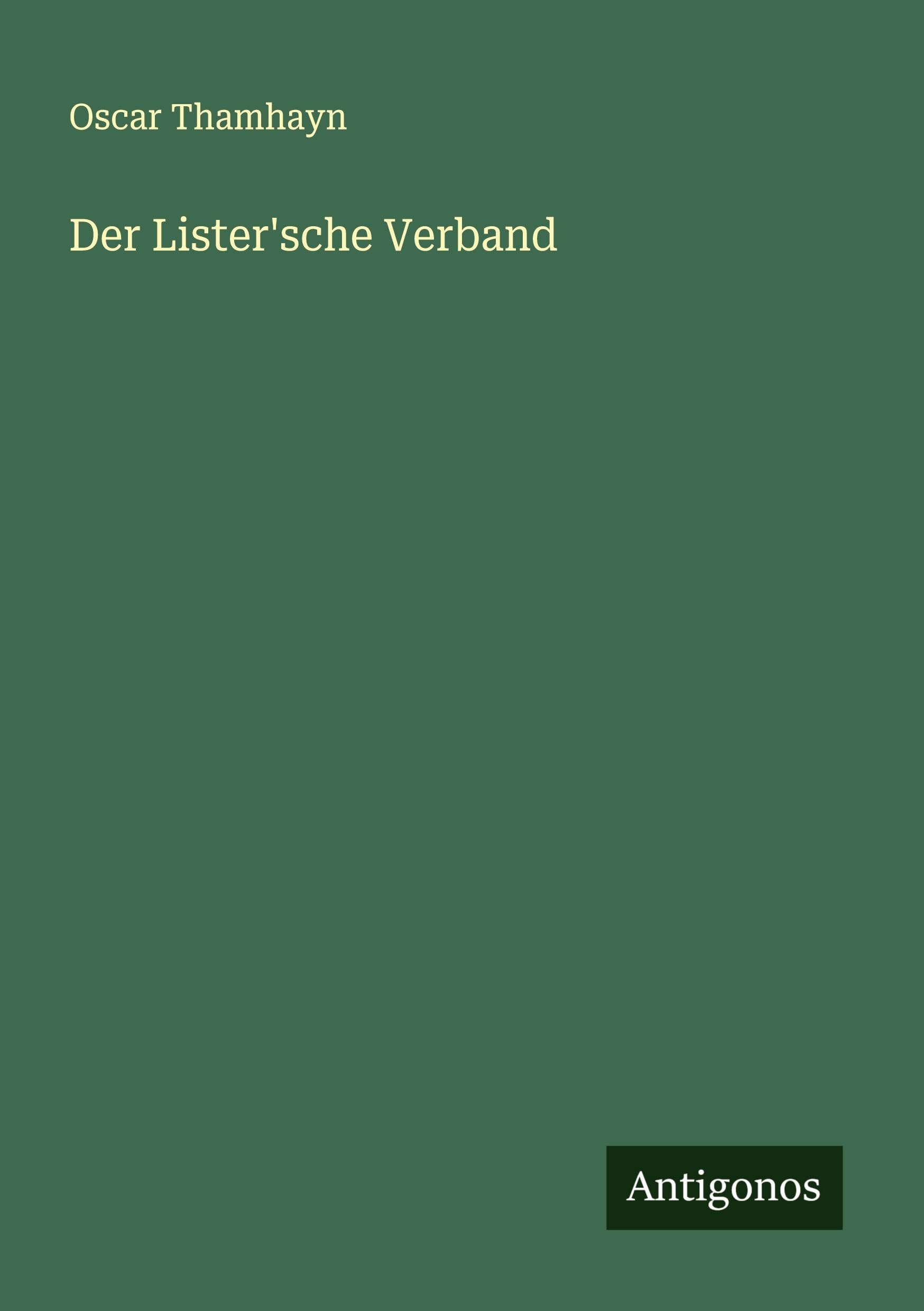 Der Lister'sche Verband