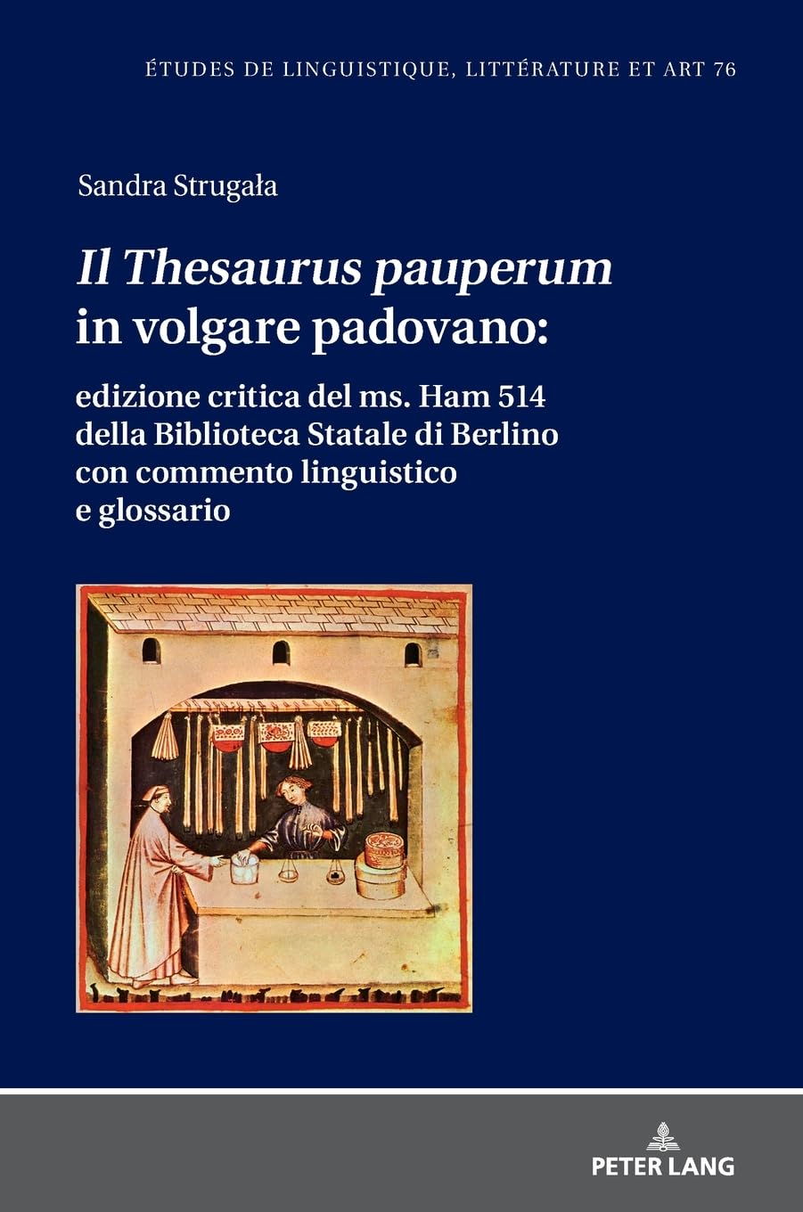 Il «Thesaurus pauperum» in volgare padovano: edizione critica del ms. Ham 514 della Biblioteca Statale di Berlino con commento linguistico e glossario: DE