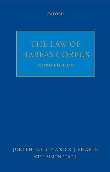 LAW OF HABEAS CORPUS 3E C