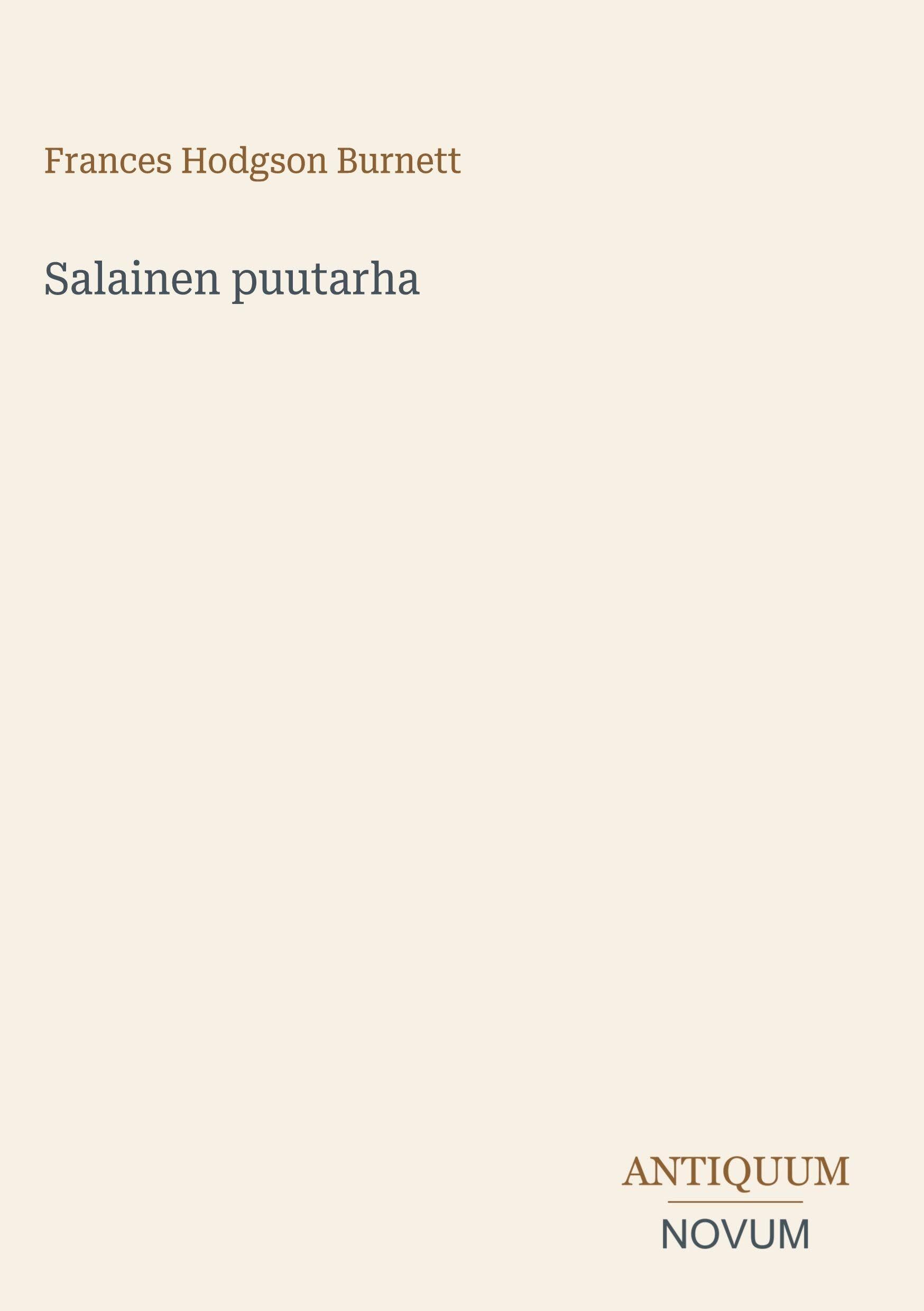 Salainen puutarha