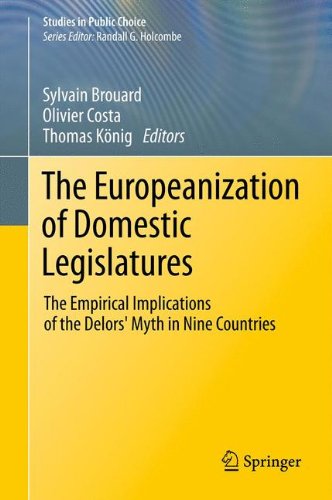 The Europeanization of Domestic Legislatures: The Empirical Implications of the Delors' Myth in Nine Countries (Studies in Public Choice)