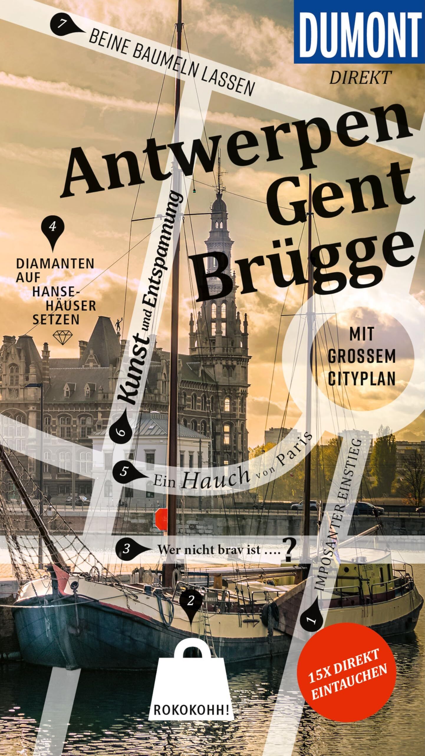 Fridrich, Patricia: DUMONT direkt Reiseführer Antwerpen, Gent, Brügge