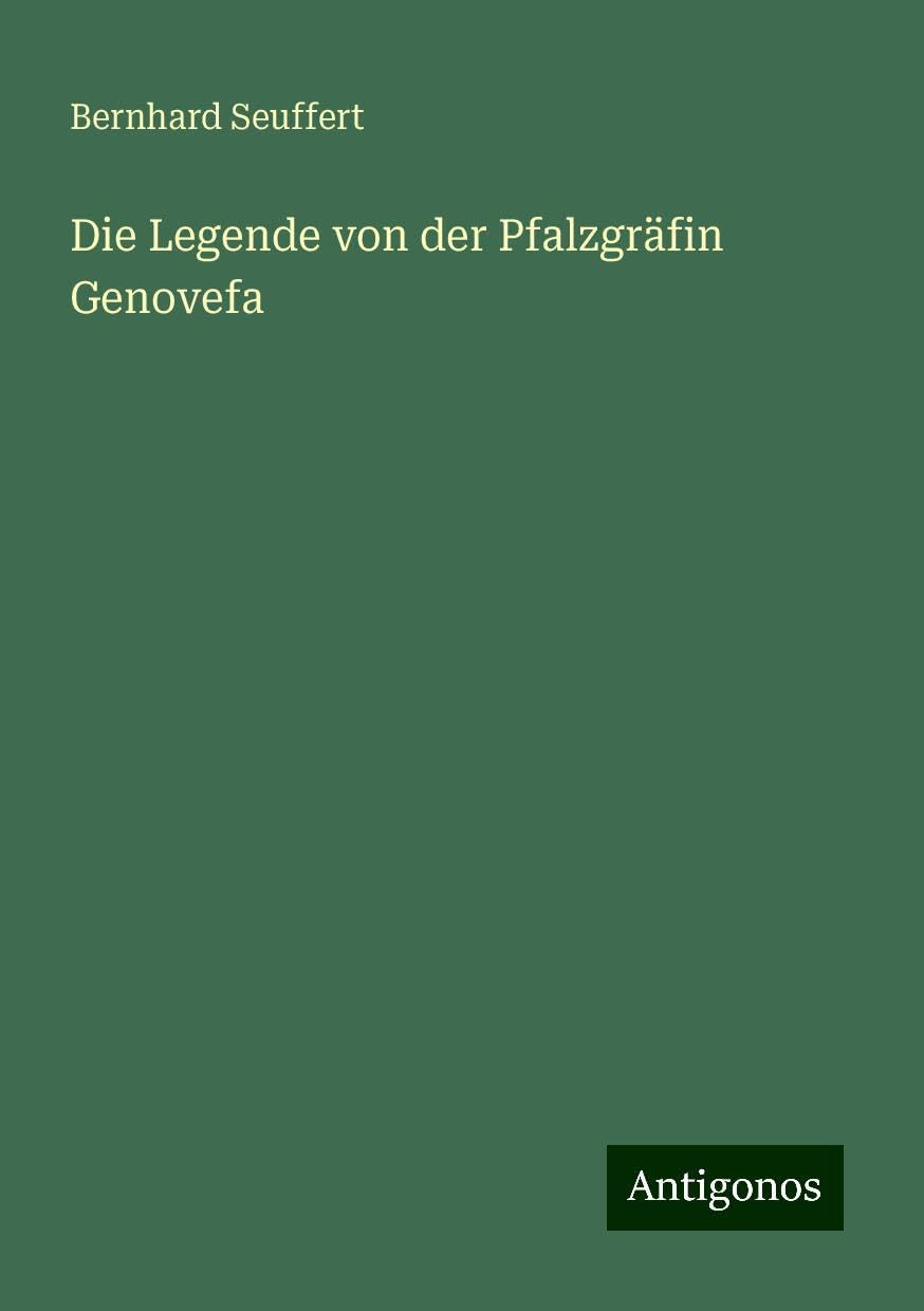 Die Legende von der Pfalzgräfin Genovefa