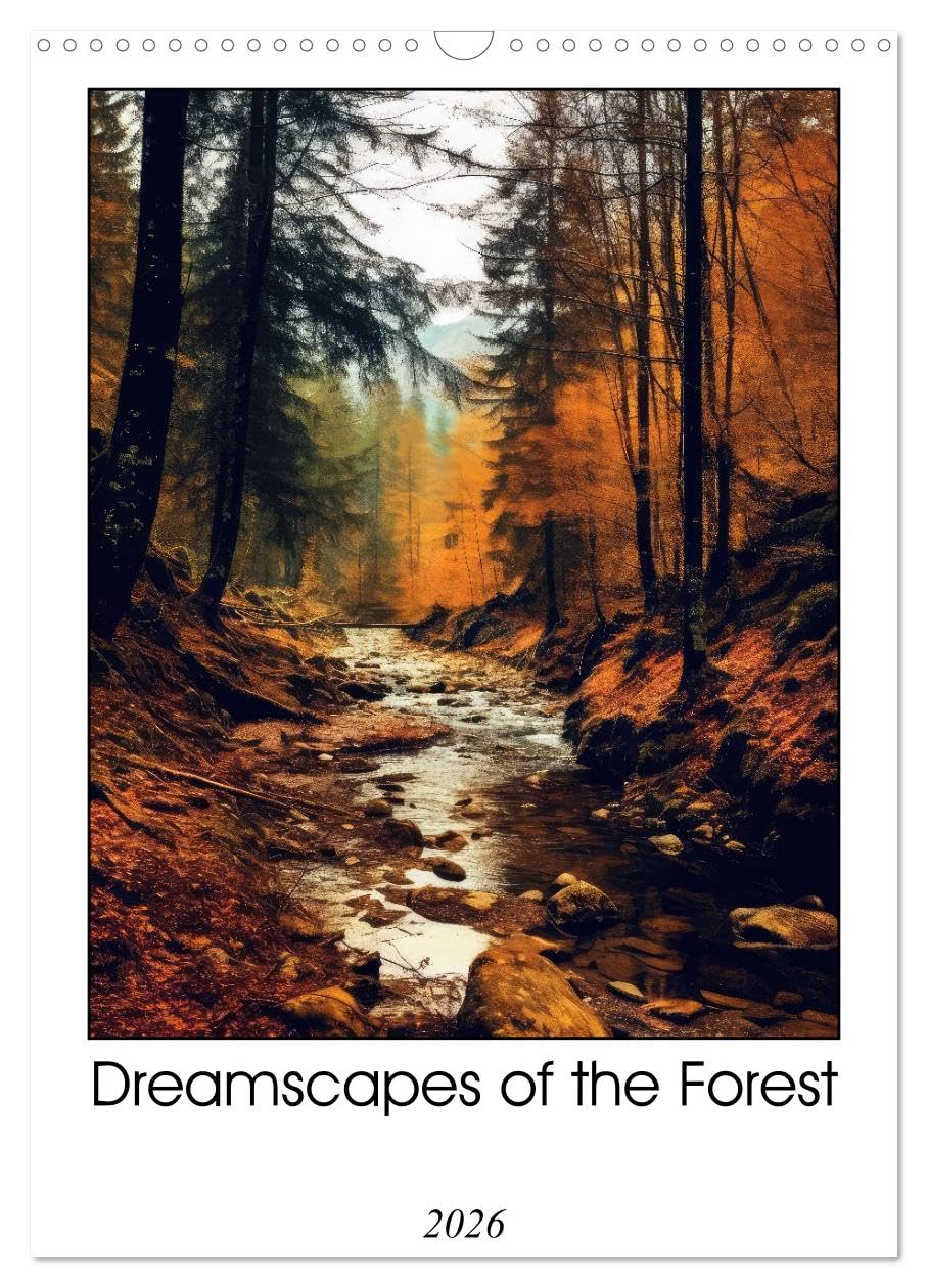 Dreamscapes of the Forest (Wall Calendar 2026 DIN A3 portrait), CALVENDO 12 Month Wall Calendar: Embark on a captivating journey through the ... intertwines with the ever changing seasons.