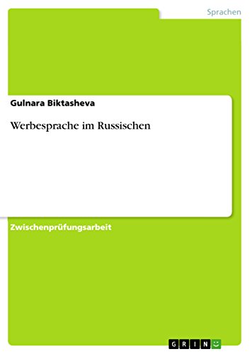 Werbesprache im Russischen