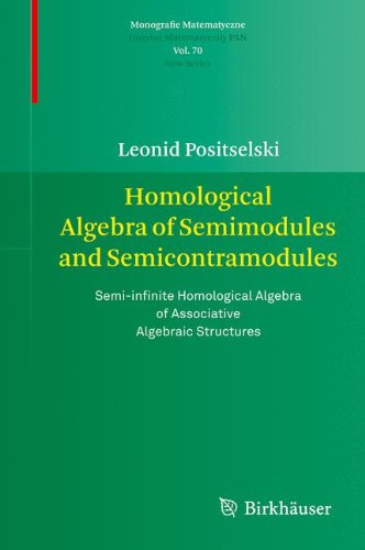 Homological Algebra of Semimodules and Semicontramodules: Semi-infinite Homological Algebra of Associative Algebraic Structures (Monografie Matematyczne)