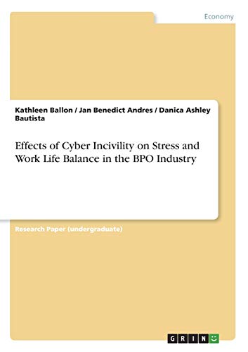 Effects of Cyber Incivility on Stress and Work Life Balance in the BPO Industry