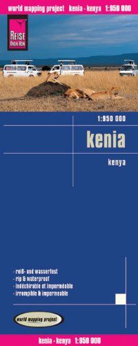 Reise Know-How Landkarte Kenia (1:950.000): world mapping project