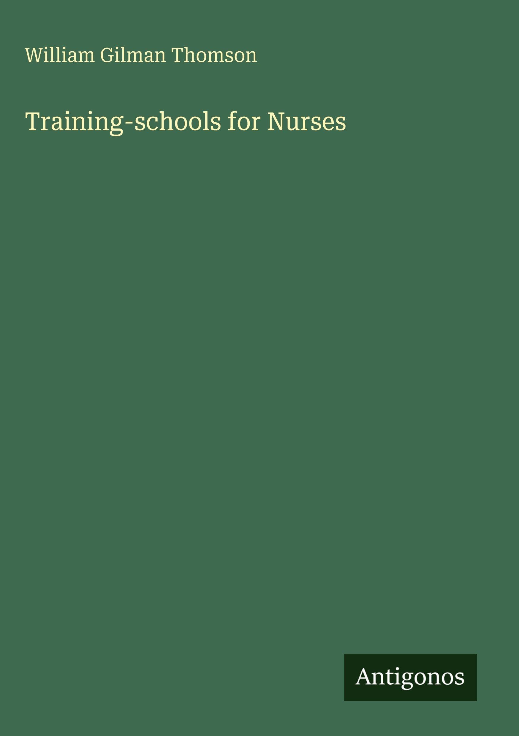Training-schools for Nurses