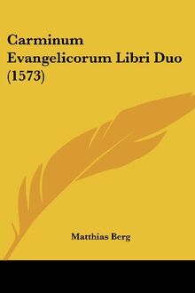 Carminum Evangelicorum Libri Duo (1573)