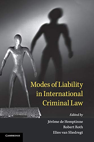 Modes of Liability in International Criminal Law - Neuware